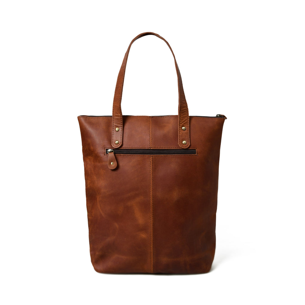 Mehrfarbige Ledertasche