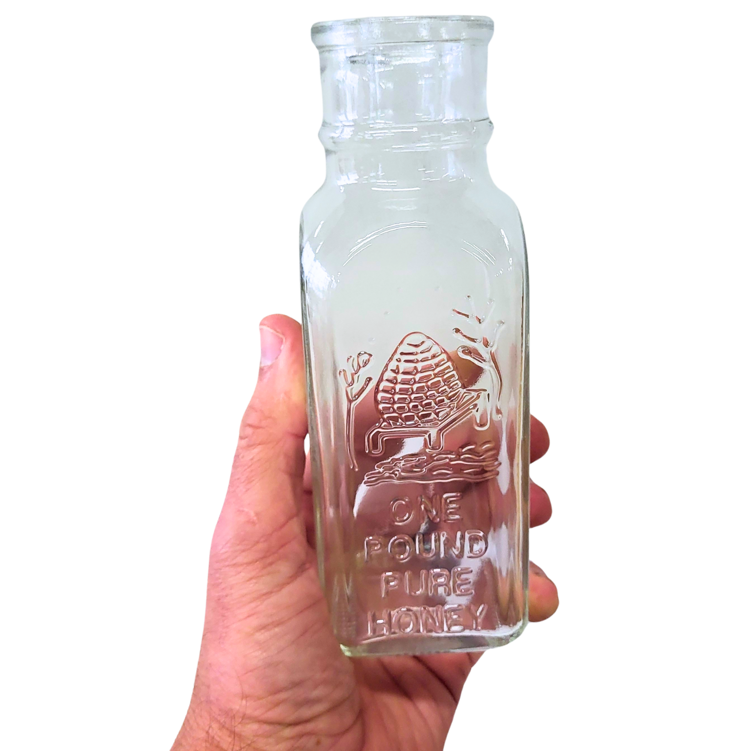 16 Unzen Glasmuth-Flasche