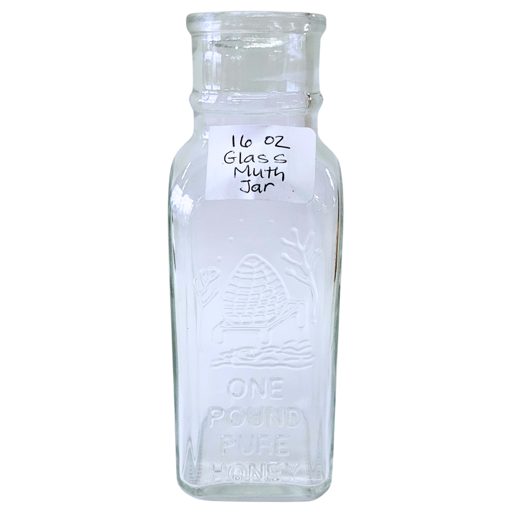 16 Unzen Glasmuth-Flasche