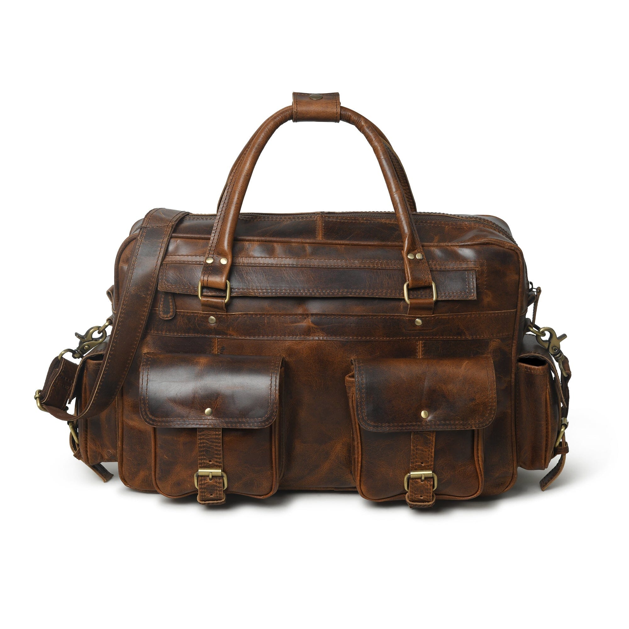 Finn Handgefertigte Laptoptasche aus Büffelleder