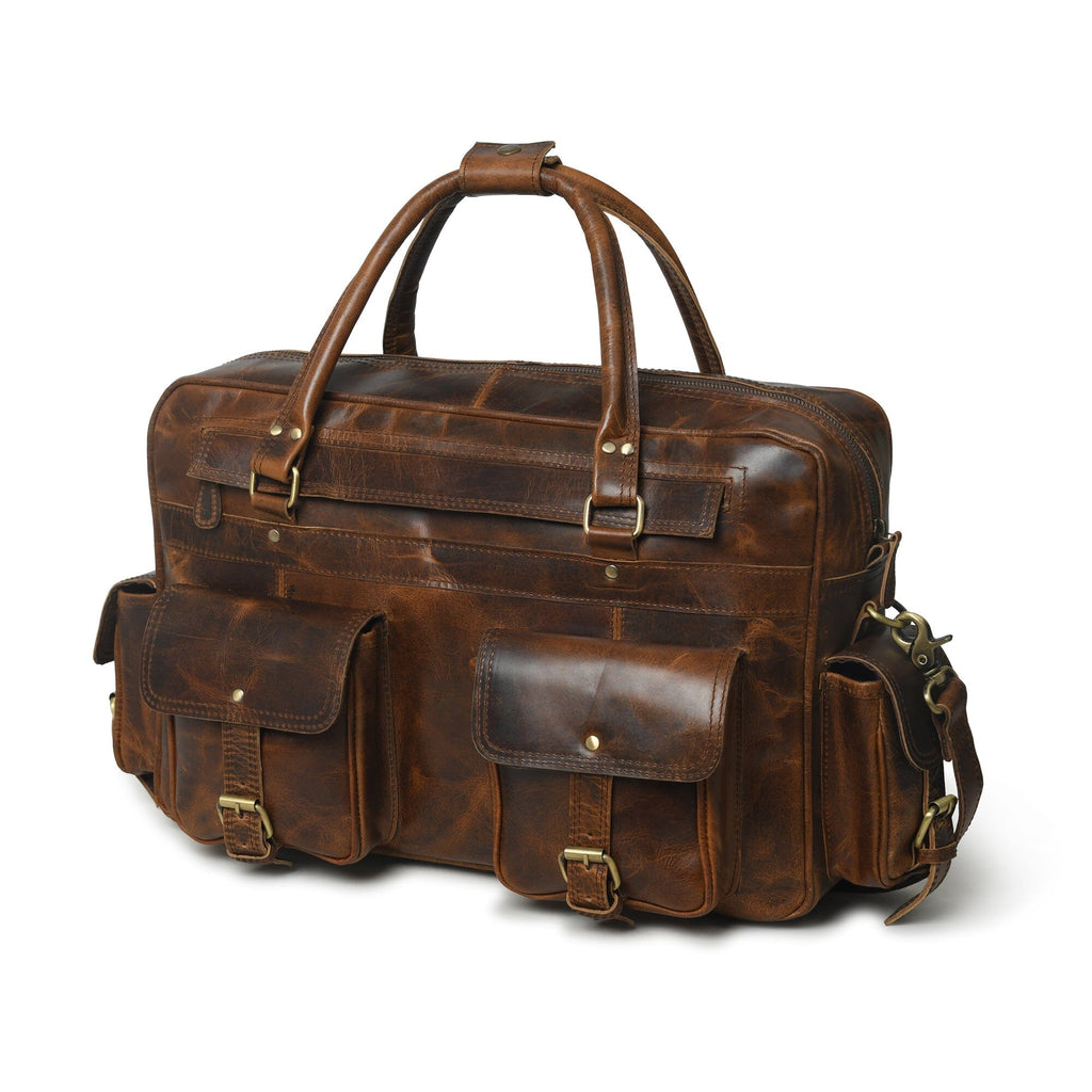 Finn Handgefertigte Laptoptasche aus Büffelleder