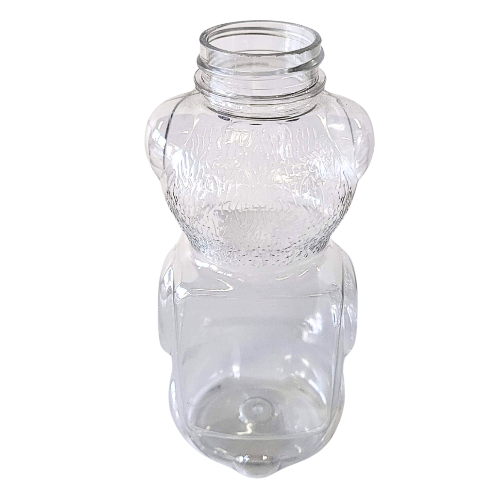 24 oz Plastik-Honigbären (flache Seiten)