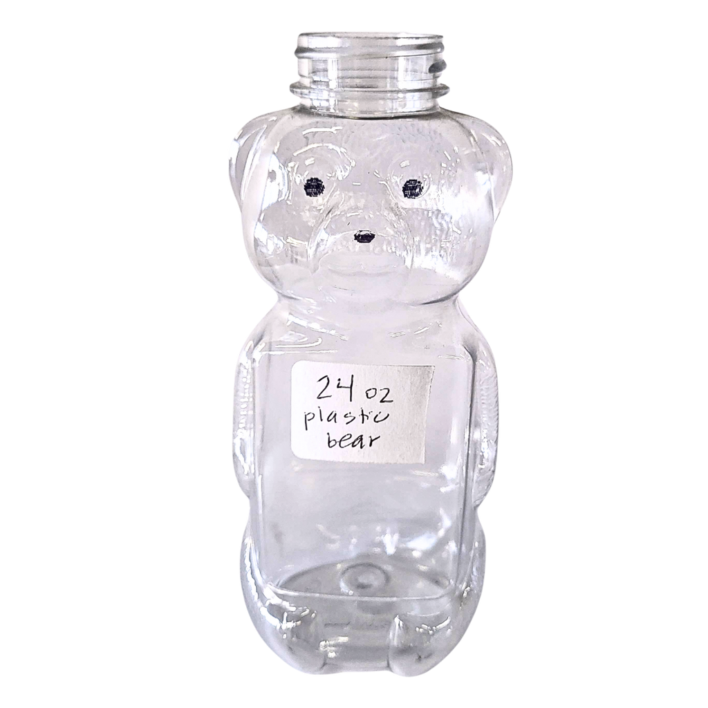 24 oz Plastik-Honigbären (flache Seiten)