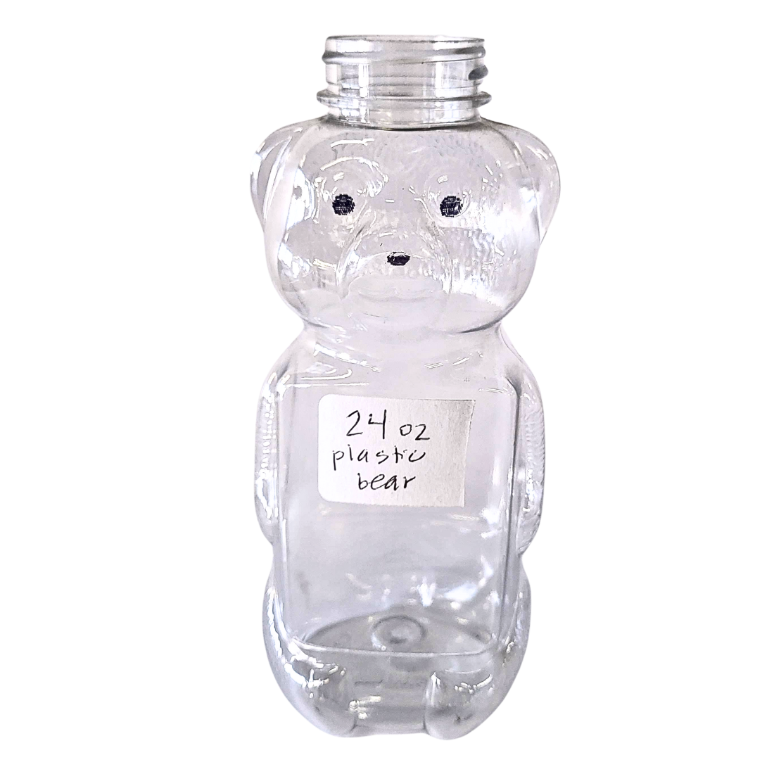 24 oz Plastik-Honigbären (flache Seiten)