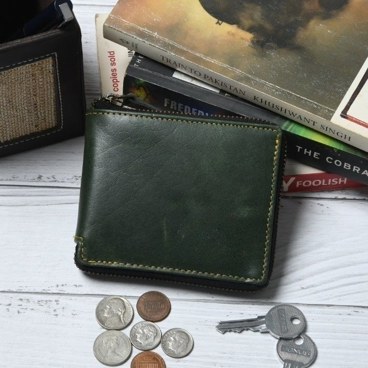 Adams Zweifach-Brieftasche – Grün
