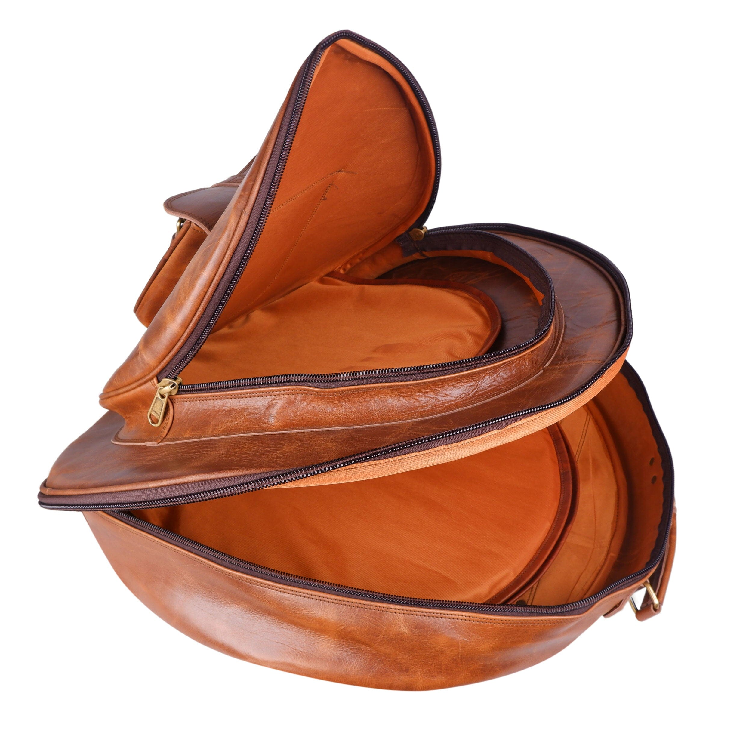 Rustikales Büffel-Becken-Etui