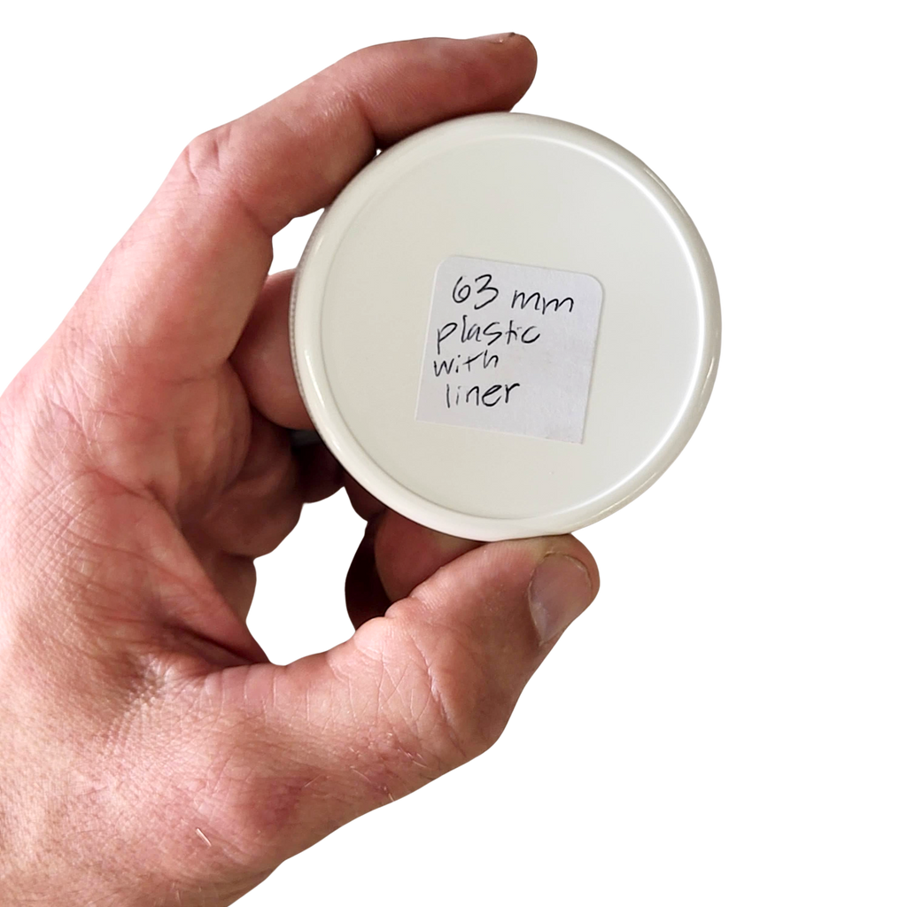 63mm Kunststoffdeckel mit Einlage