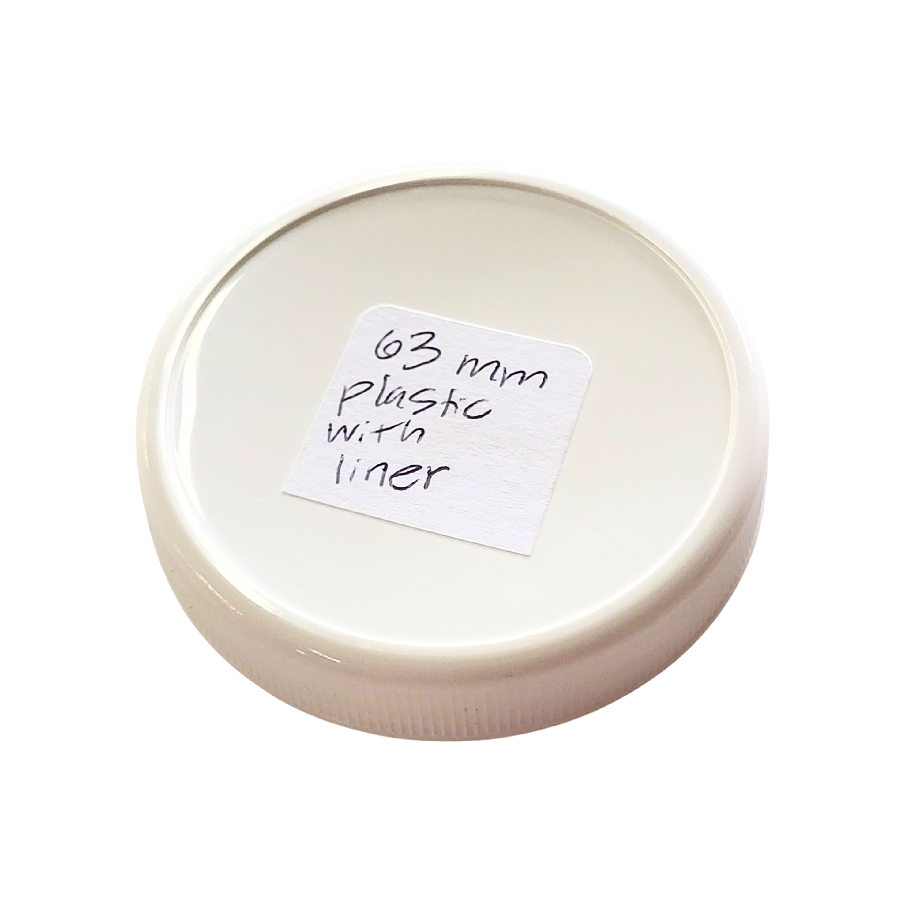 63mm Kunststoffdeckel mit Einlage