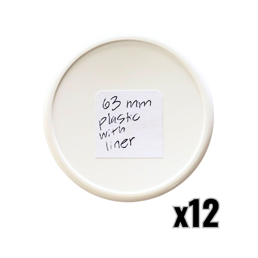 63mm Kunststoffdeckel mit Einlage