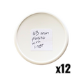 63mm Kunststoffdeckel mit Einlage
