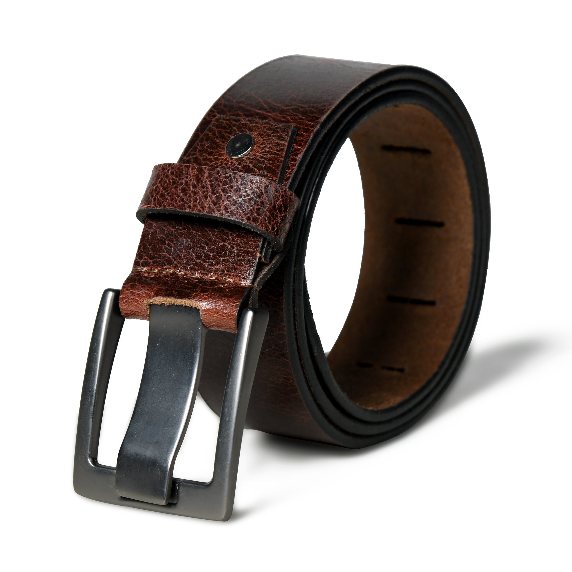 Timberline Dunkelbrauner Ledergürtel