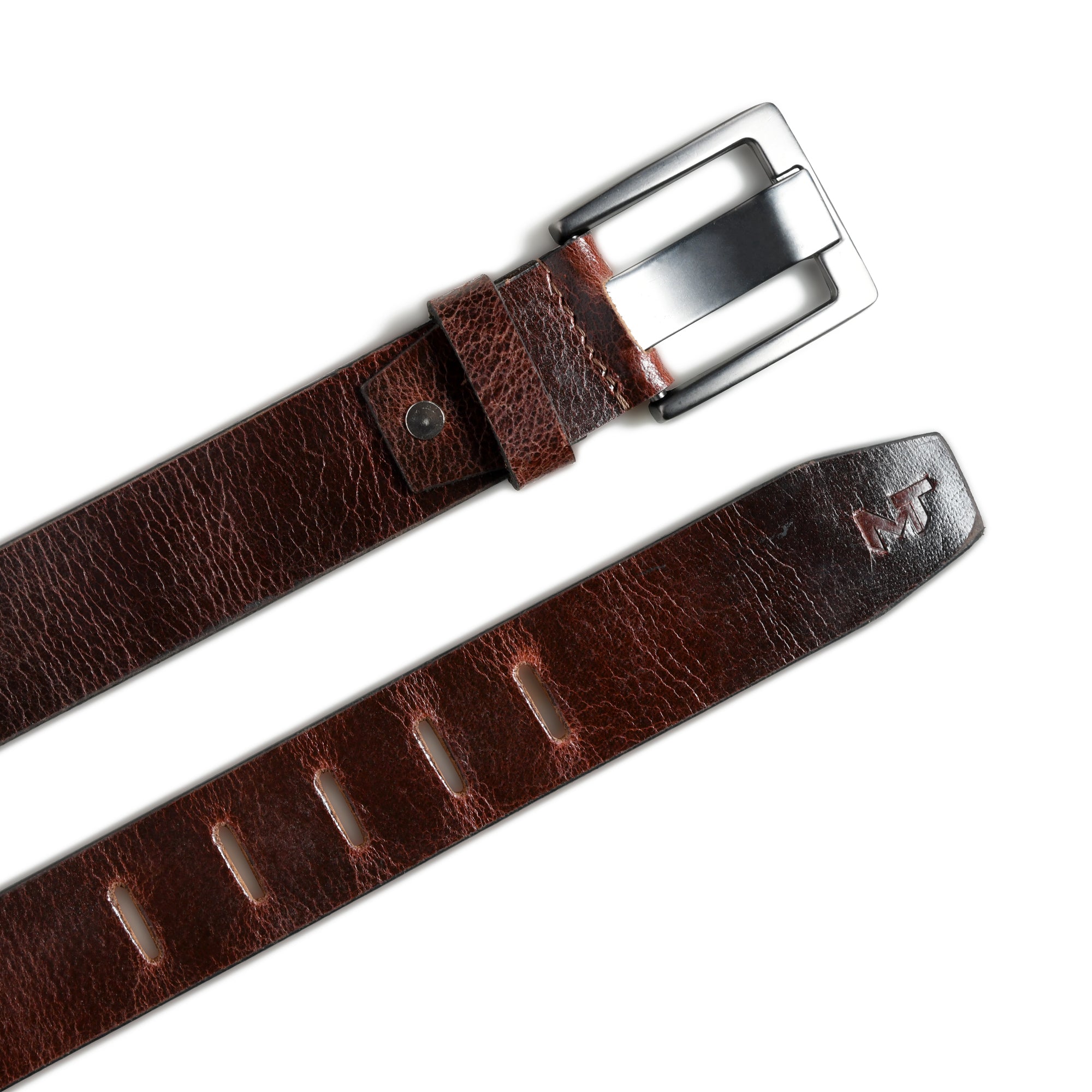 Timberline Dunkelbrauner Ledergürtel