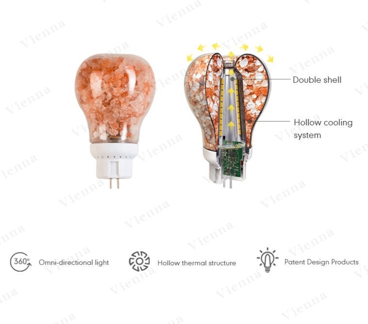 TRU De-LIGHT VIENNA Dimmbare Schreibtischlampe - Lampe / Powerbank / Dekoration All-in-One