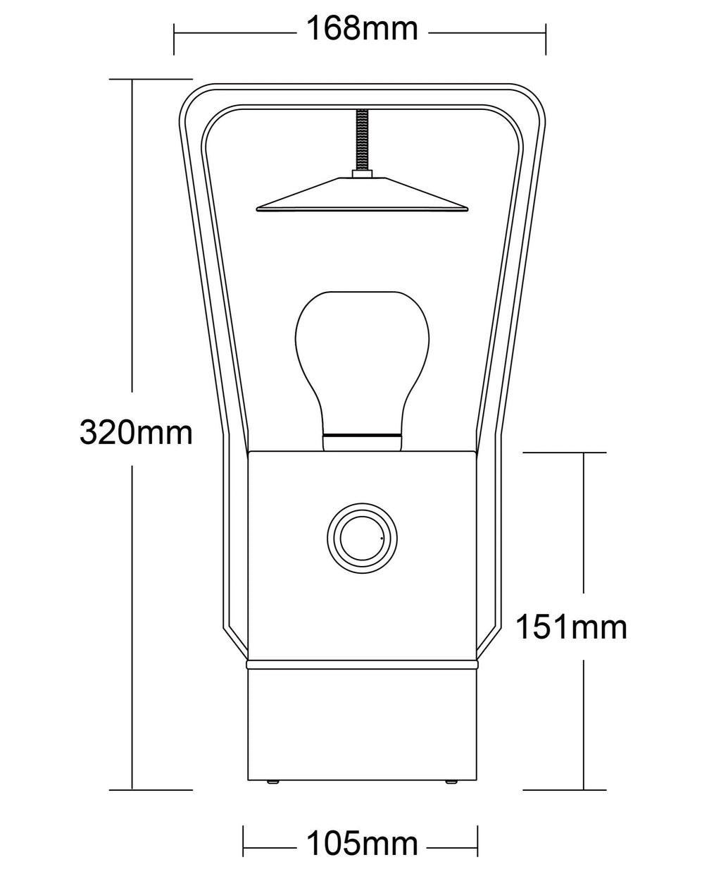 TRU De-LIGHT VIENNA Dimmbare Schreibtischlampe - Lampe / Powerbank / Dekoration All-in-One