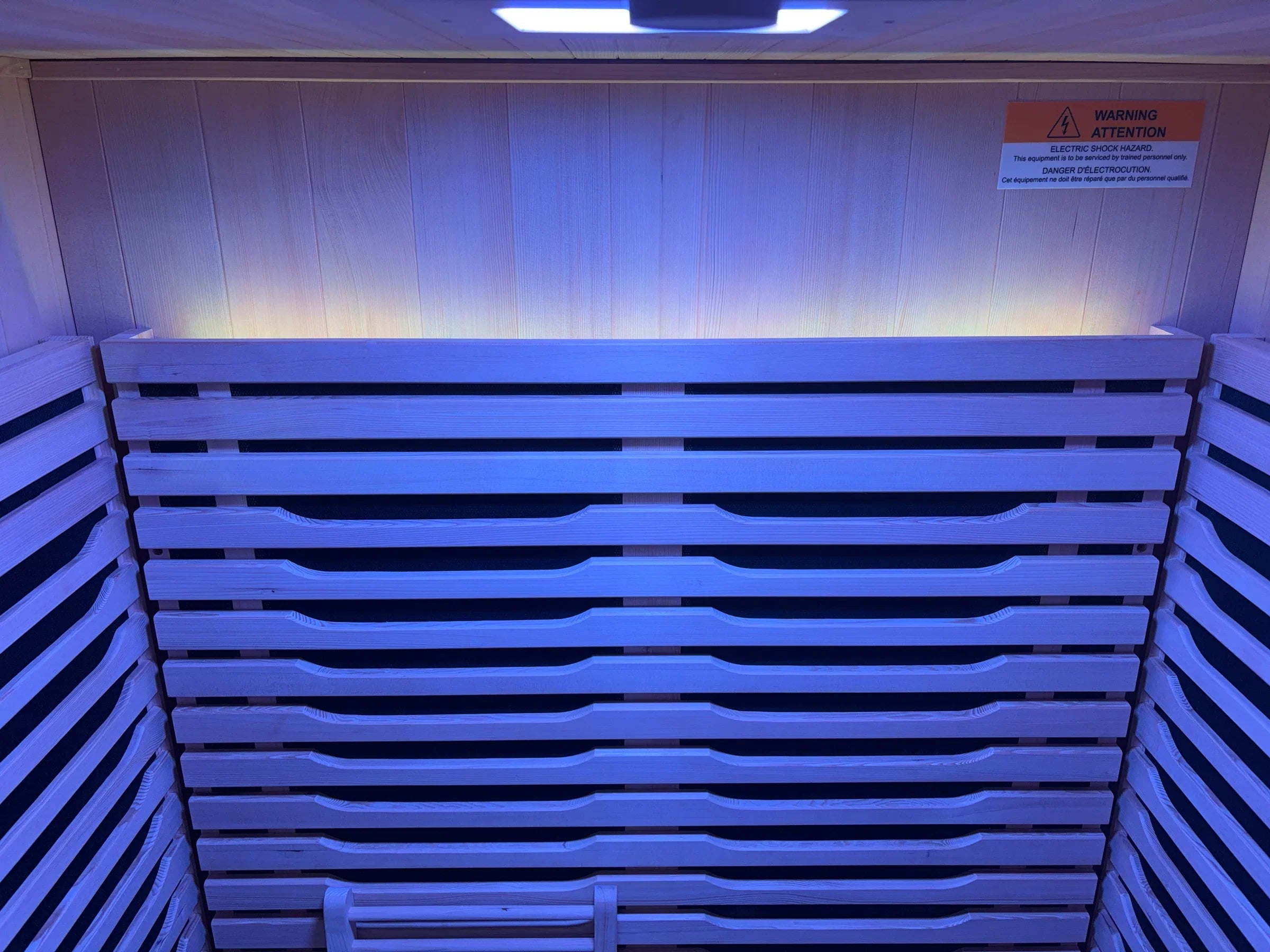 Blisspod | Milano | Vollspektrum-Sauna | Kanadisches Hemlockholz | Ultra-niedrige EMF | 5 Ferninfrarot- & 1 Rotglas-Heizstrahler | Chromotherapie | Für bis zu 2 Personen