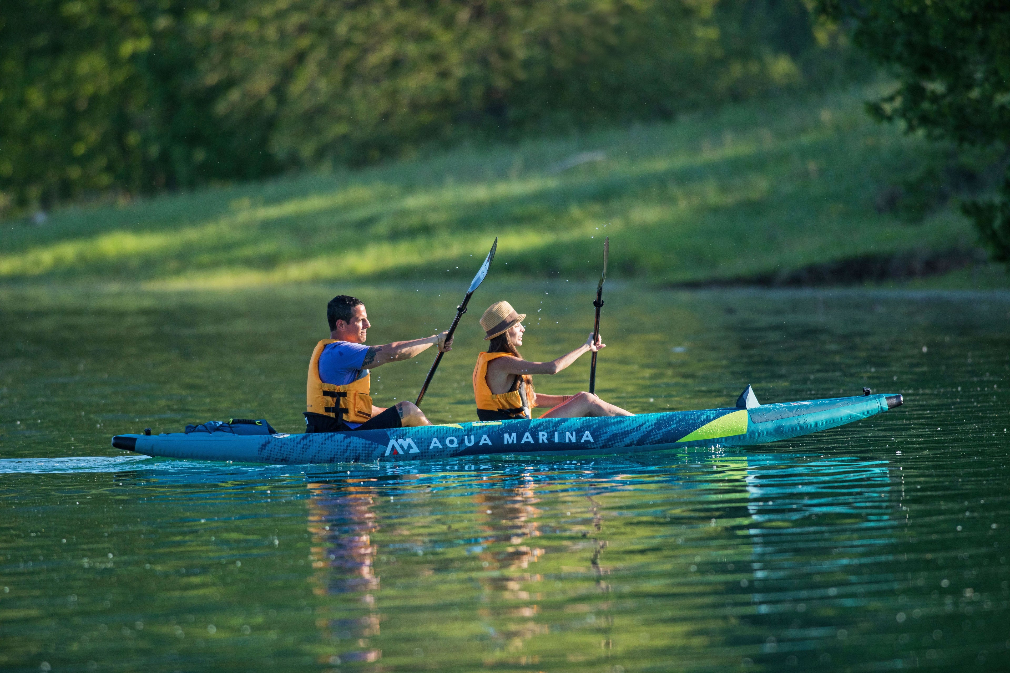 Aqua Marina STEAM 13'6" Aufblasbares vielseitiges Wildwasserkajak