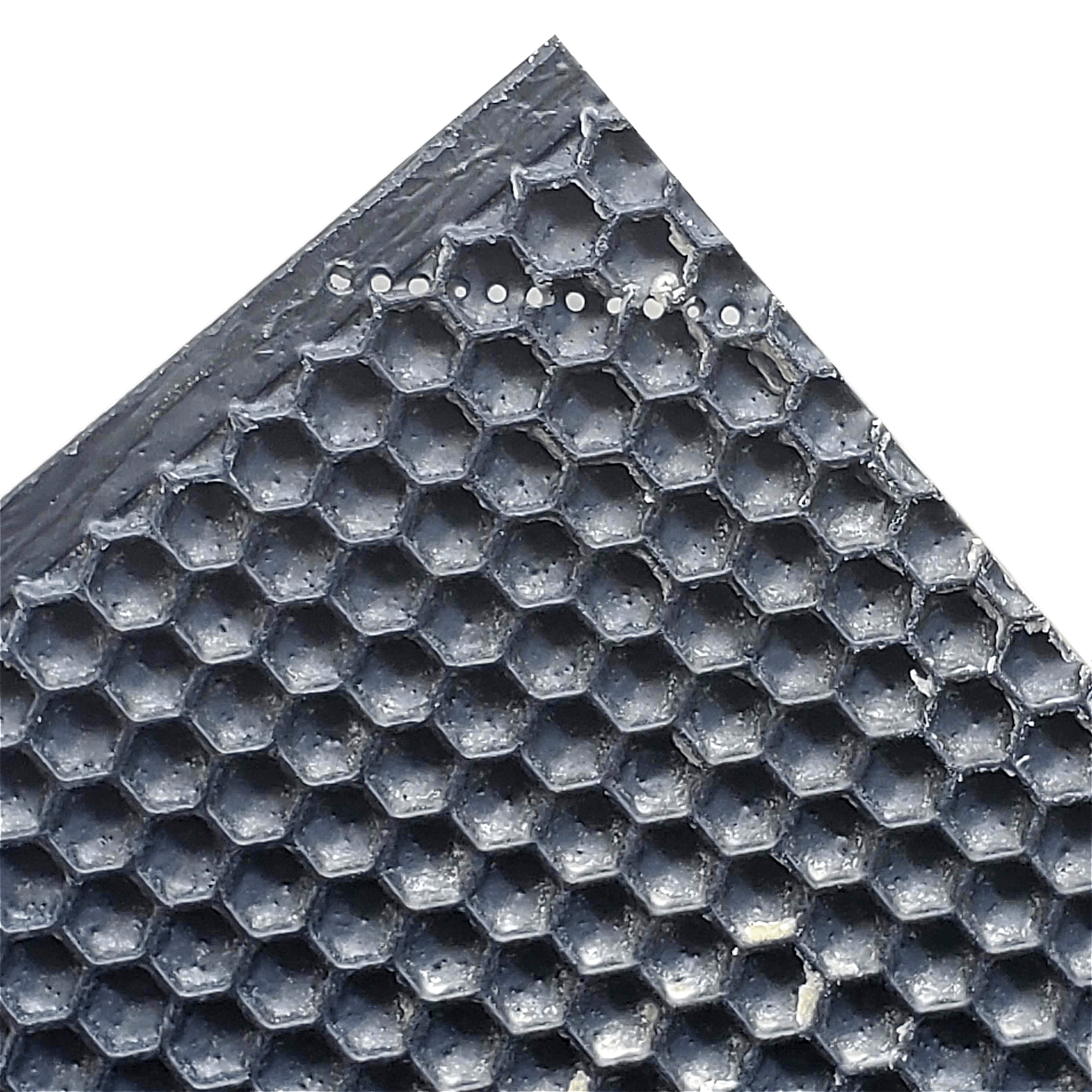 Deep, Black Plastic Foundation with Double Beeswax