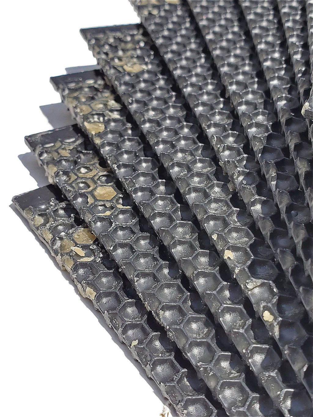 Deep, Black Plastic Foundation with Double Beeswax