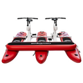 Nautiqua | BORACAY | Premium Katamaran-Stil Wasserfahrrad mit Frontpolster | 2 Personen