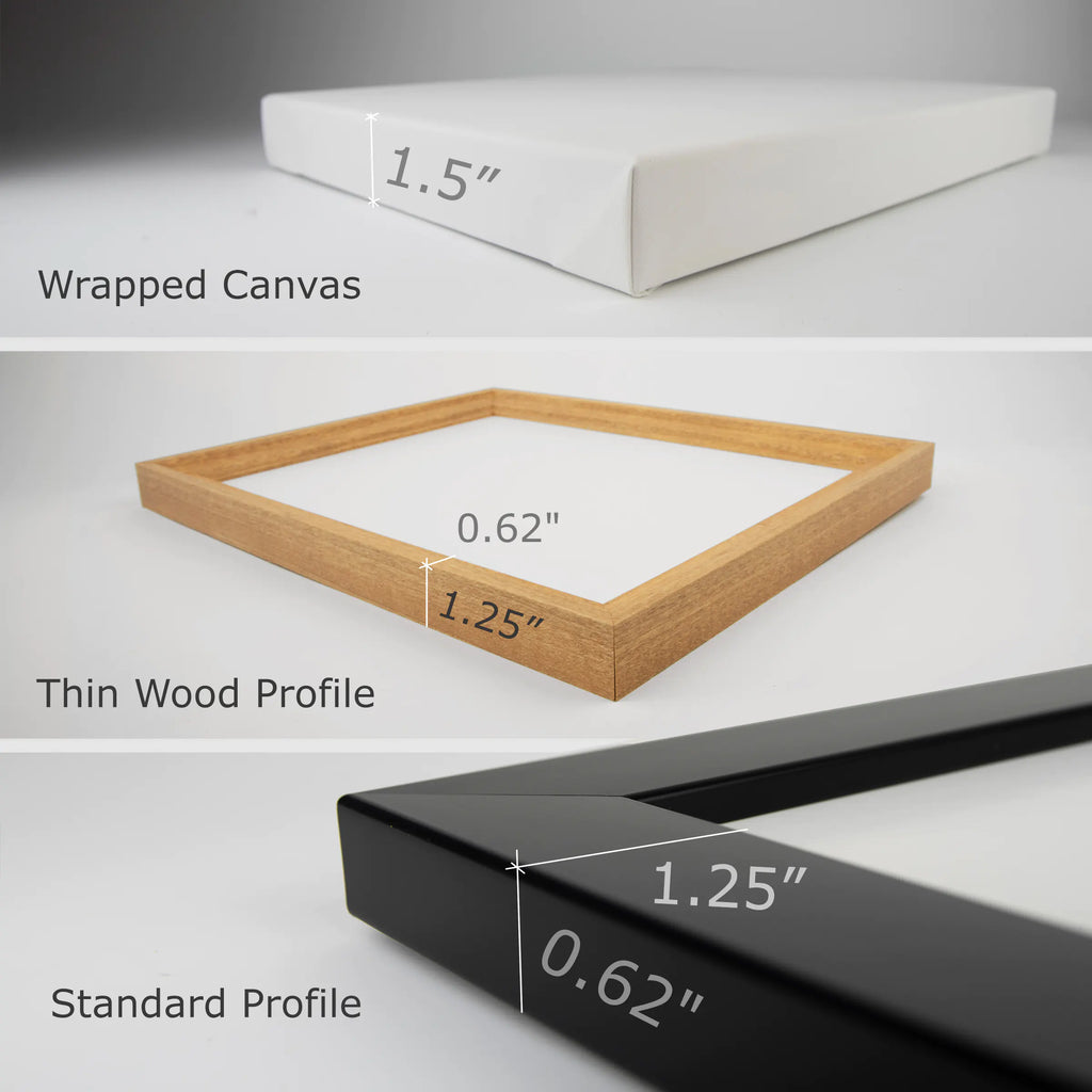 Modern Abstract Flower Marker Set of 3 Piece
