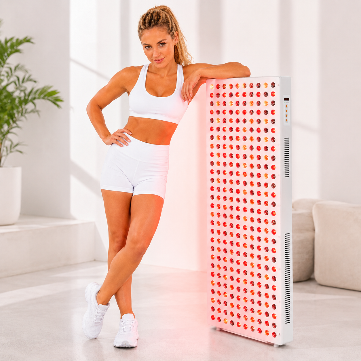Rotlicht- & Nahinfrarotlichttherapie-Panel, Ganzkörper, 1500W
