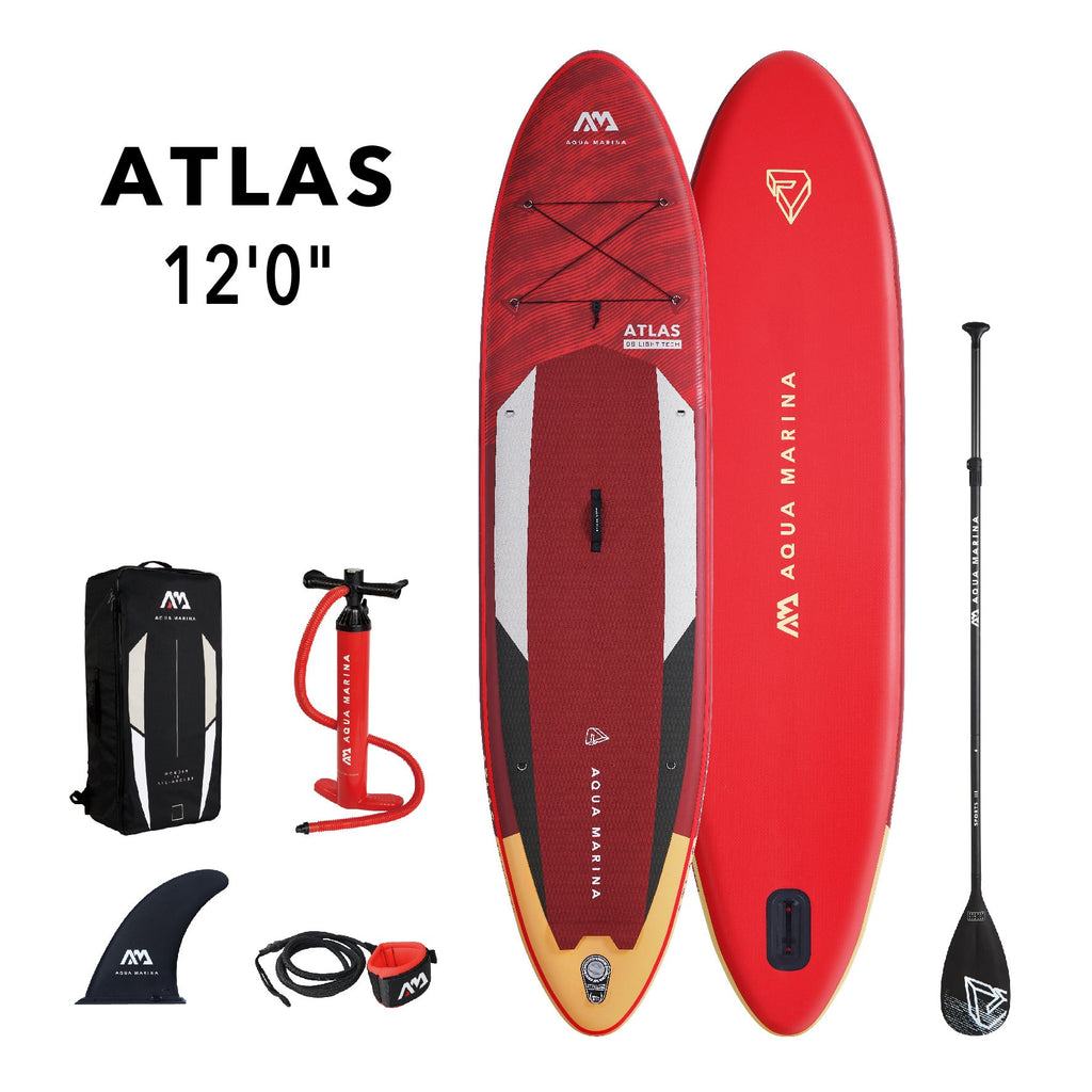 Aqua Marina ATLAS 12'0" aufblasbares Paddleboard Allround Advanced SUP