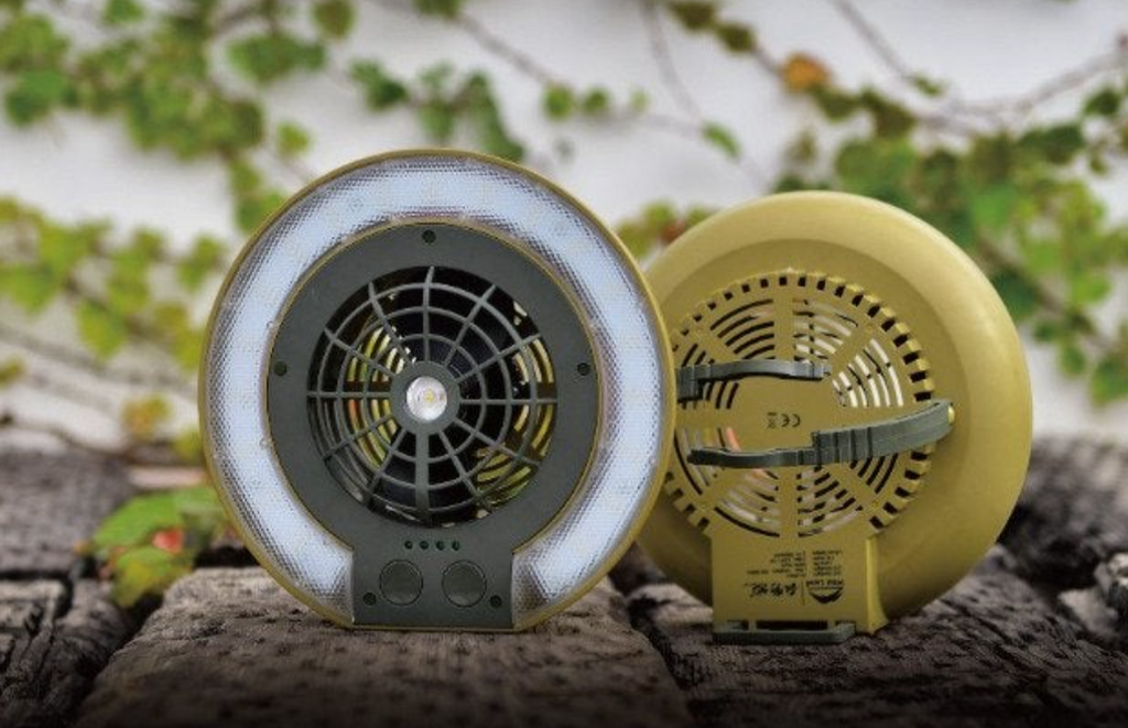TRU De-LIGHT LiteBreeze LED Mehrzweck-Scheibenventilator / Licht für Arbeit / Freizeit - Innen- / Außenbereich