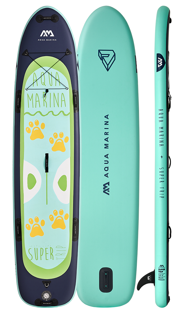 Aqua Marina SUPER TRIP 12'2" aufblasbares Stand-Up-Paddle-Board für mehrere Personen